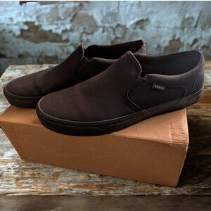 Vans Brown Slip-On Loafers